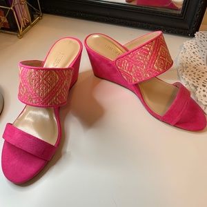 Expression Zianna Woven Pink Wedge
